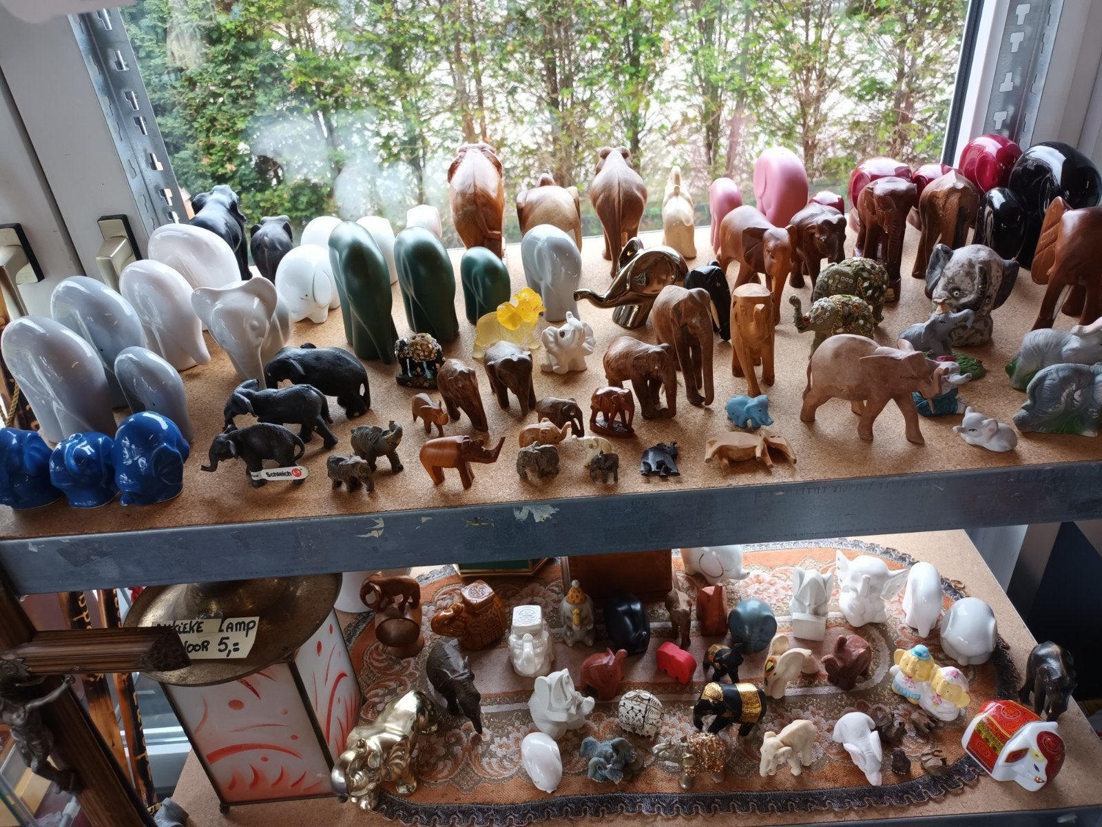 verzameling 100 verschillende kleine olifantjes, Ophalen of Verzenden