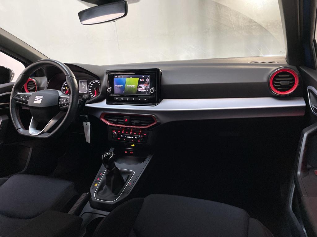 Seat Ibiza 1.0 EcoTSI FR Climate Control Parkeersensoren App, Stof, Blauw, Ibiza, Origineel Nederlands
