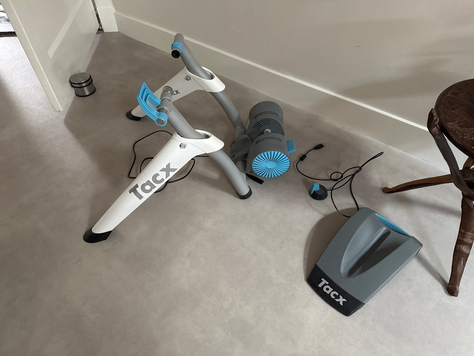Tacx T2180 Vortex Smart Trainer, Sport en Fitness, Wielrennen, Ophalen, Gebruikt, Overige typen