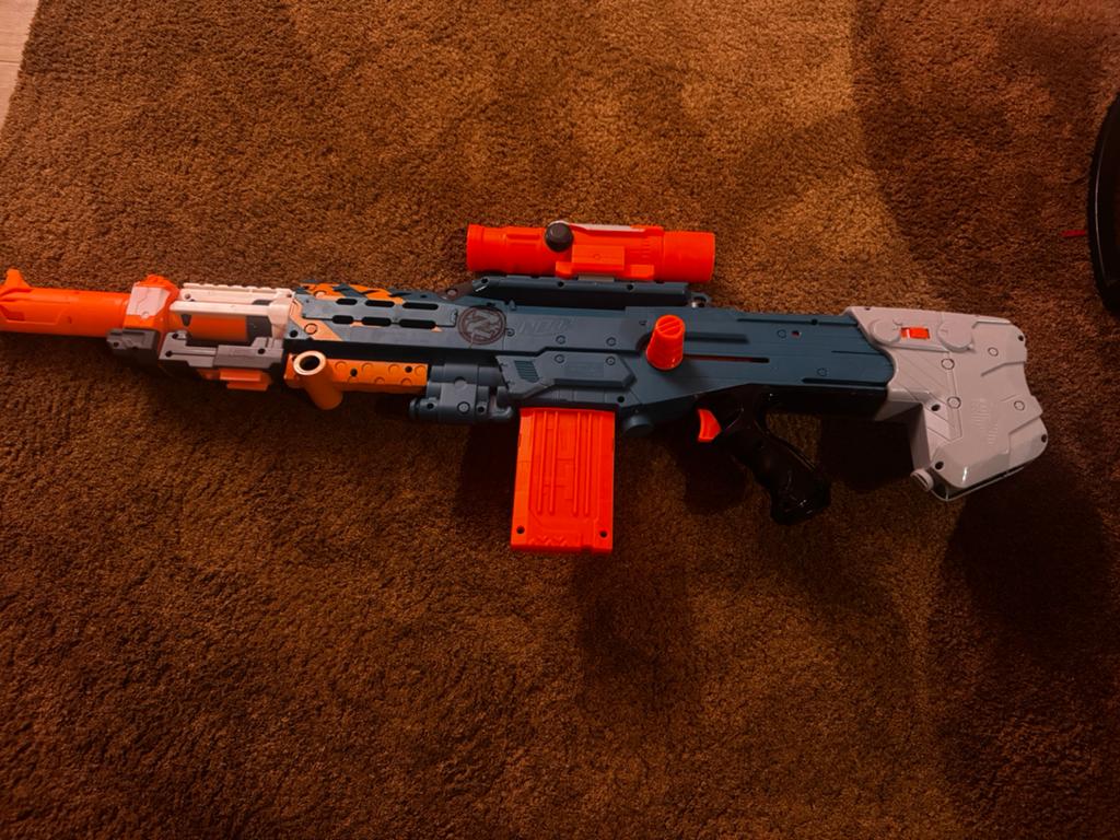 NERF Zombie Strike Longshot CS-12, Ophalen of Verzenden, Zo goed als nieuw