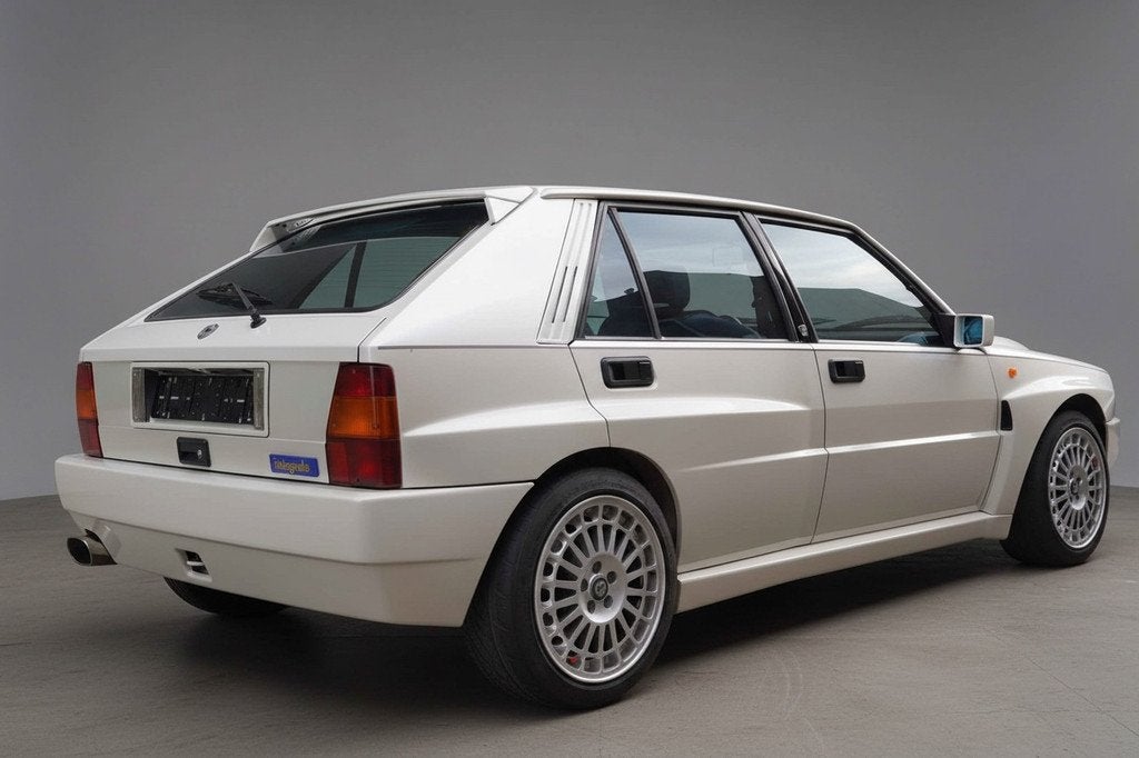 Lancia Delta 2.0-16V HF Integrale Evoluzione II Bianco Perla, Auto's, Oldtimers, 1995 cc, Wit, Handgeschakeld, Vierwielaandrijving