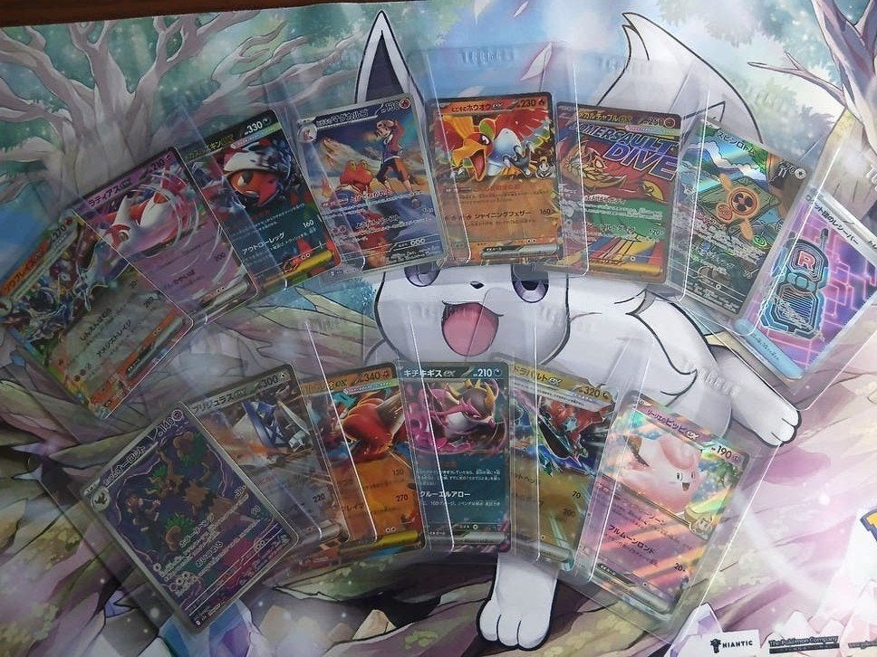 14 Diverse Japanse Pokémon  Mega Dream Hitjes, Verzenden, Nieuw, Meerdere kaarten, Foil