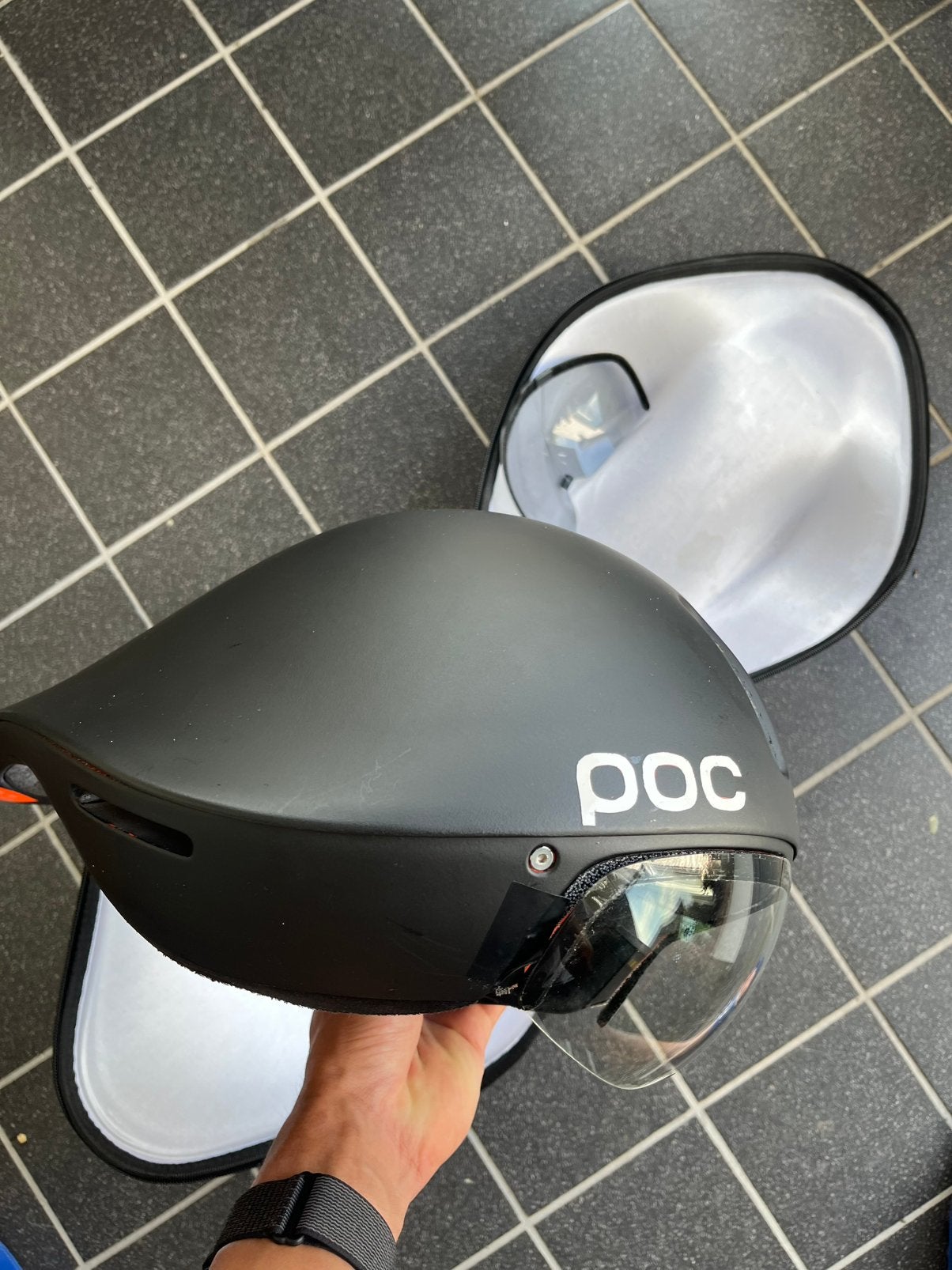 POC Tempor tijdrithelm maat M, Ophalen of Verzenden, Gebruikt, Helm