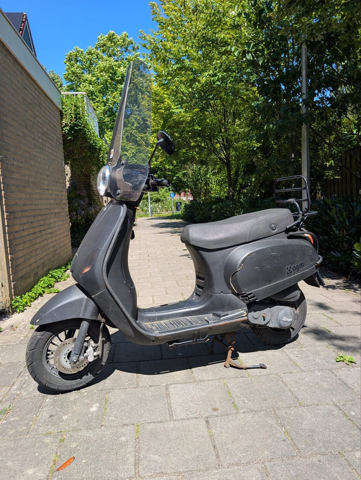 AGM VX 50 Scooter - Zwart - Bouwjaar 2017 - 25 km/u, Ophalen, Gebruikt, Benzine, Overige merken