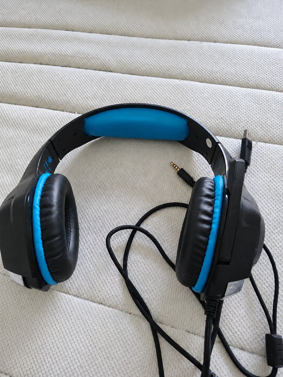 Gaming Headset – Zwart & Blauw, Computers en Software, Nieuw, On-ear, Ophalen of Verzenden, Action