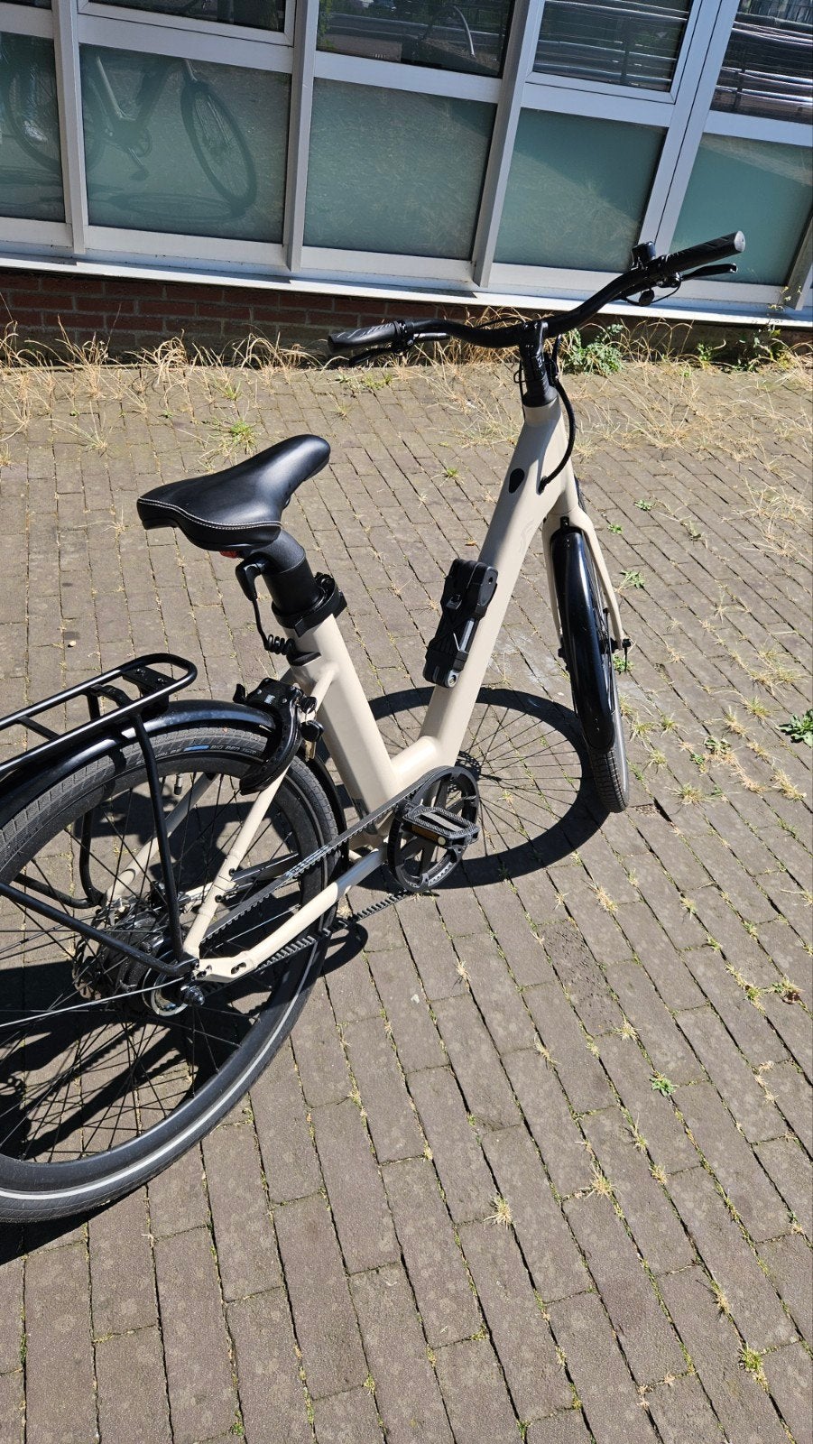 Crivit Urban Y2.0 E-bike | Nieuwe accu | Beige | Bon, Ophalen, Zo goed als nieuw, 50 km per accu of meer, Overige merken