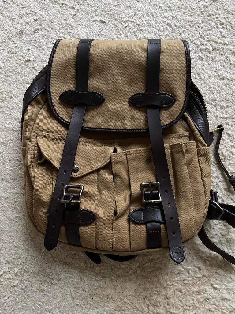 Filson Rugged Twill Rugzak - Nieuwstaat, Ophalen of Verzenden, Zo goed als nieuw, 25 tot 40 cm, Overige merken