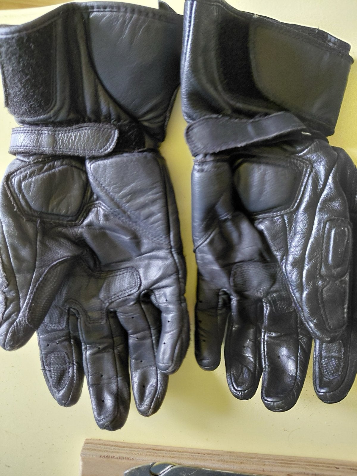 REV'IT! Motorhandschoenen Zwart Leer Maati L, Motoren, Ophalen, Tweedehands, Heren, Handschoenen