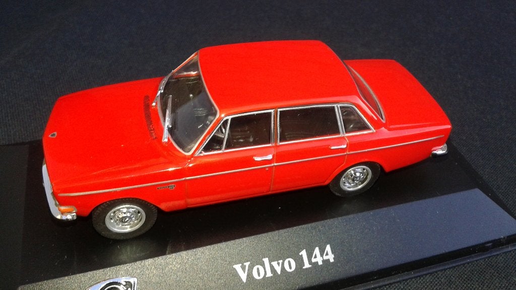 Volvo 144 oranje/rood – Atlas Volvo Collection, Ophalen of Verzenden, Nieuw, Auto, Overige merken