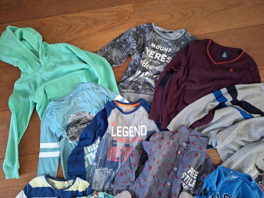 Jongens kleding pakket 116 122, Ophalen of Verzenden, Zo goed als nieuw, Maat 116