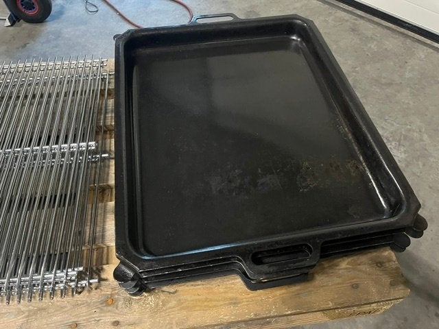 bakplaat hendi barbecue, Ophalen, Gebruikt