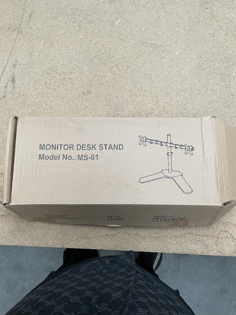 35x Dual Monitor Arm MS-01 – Nieuw in Doos – Partij Verkoop, Ophalen of Verzenden, Nieuw, In diepte verstelbaar