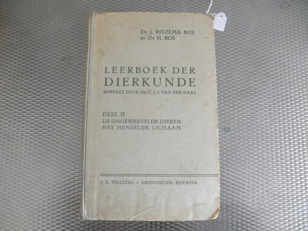 leerboek der dierkunde, deel 2. ongewervelde dieren, Boeken, Gelezen, Ophalen of Verzenden, 1945 tot heden, Overige onderwerpen