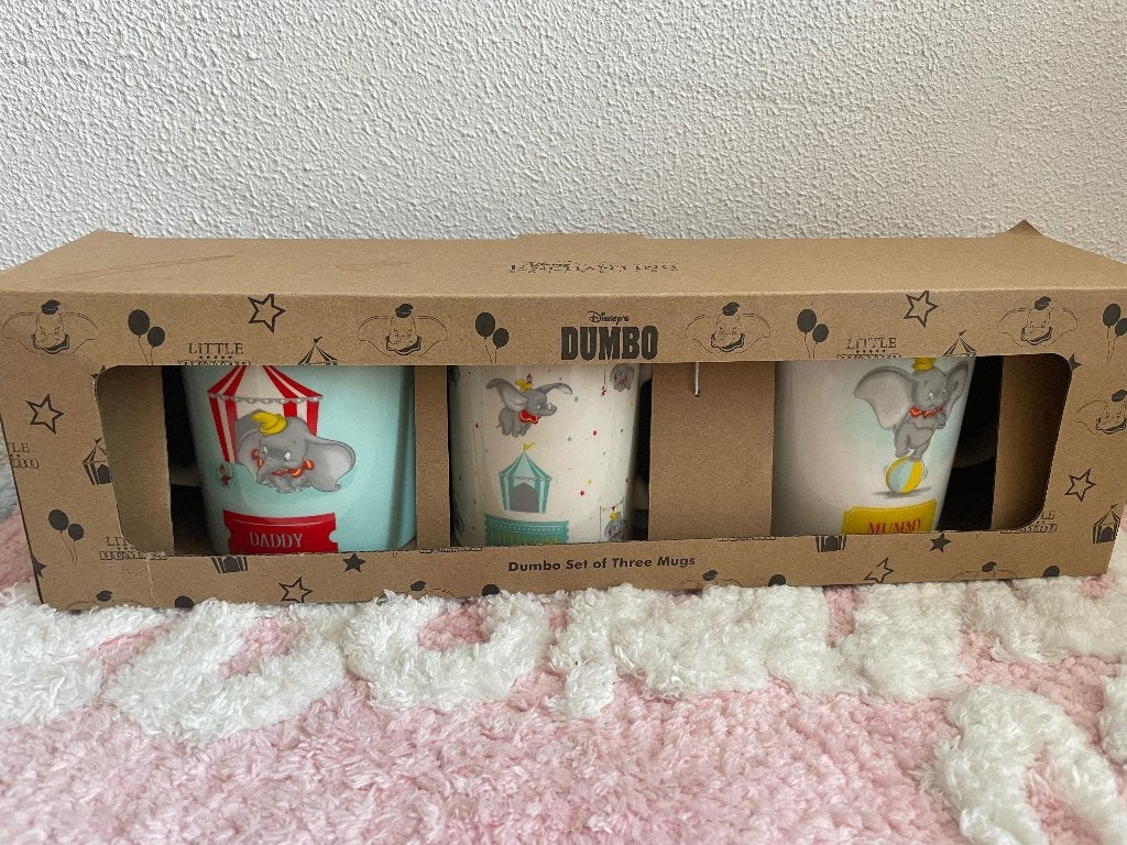 disney enchanting dumbo mokken set spaarpot nieuw, Verzamelen, Ophalen of Verzenden, Bambi of Dumbo, Nieuw, Servies