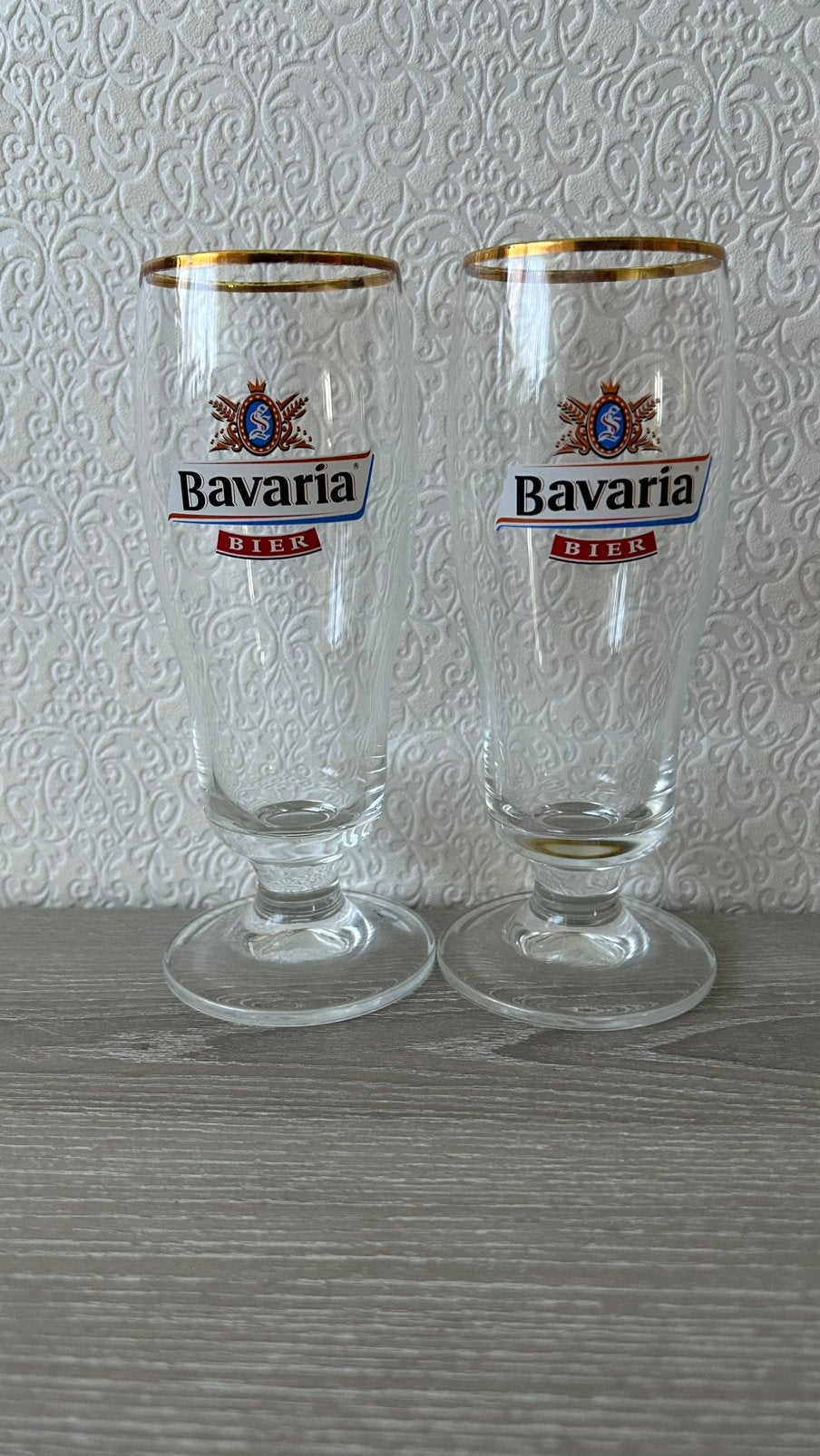 Set van twee bierglazen van Bavaria, Ophalen of Verzenden, Nieuw, Bierglas
