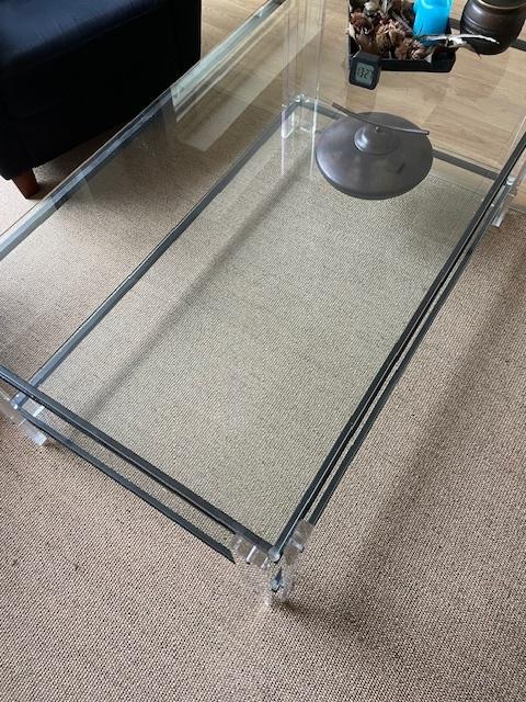 Salontafels (2 stuks), Huis en Inrichting, Tafels | Salontafels, Ophalen, 50 tot 100 cm, Glas, 50 tot 100 cm