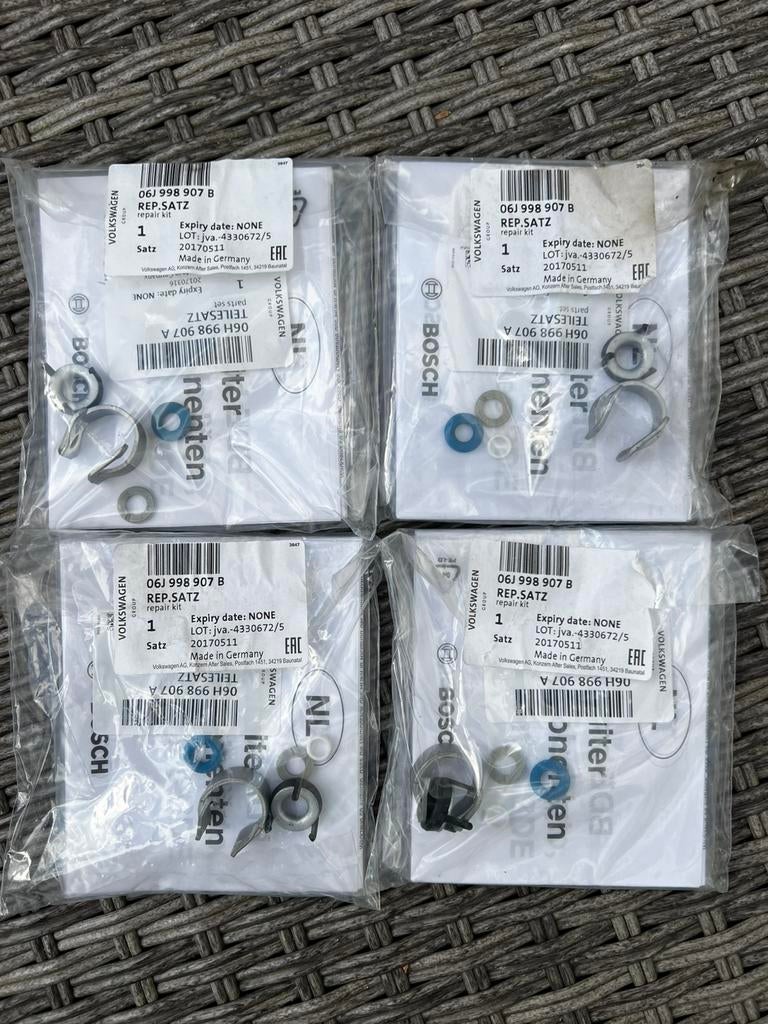 Verstuiver reparatieset afdichtringen ( VW AUDI ), Ophalen of Verzenden, Nieuw, Audi
