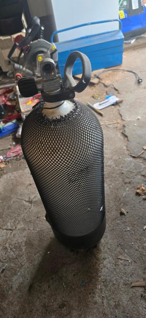 2x 15L Duikflessen zonder keuring, Ophalen, Gebruikt, Duikfles