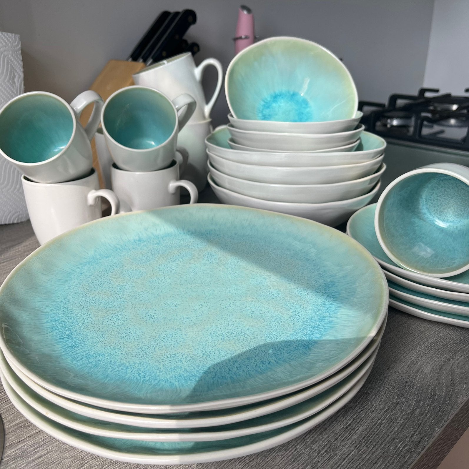 Trendy servies Liv 24-delig, Huis en Inrichting, Keuken | Servies, Ophalen, Overige materialen, Gebruikt, Modern