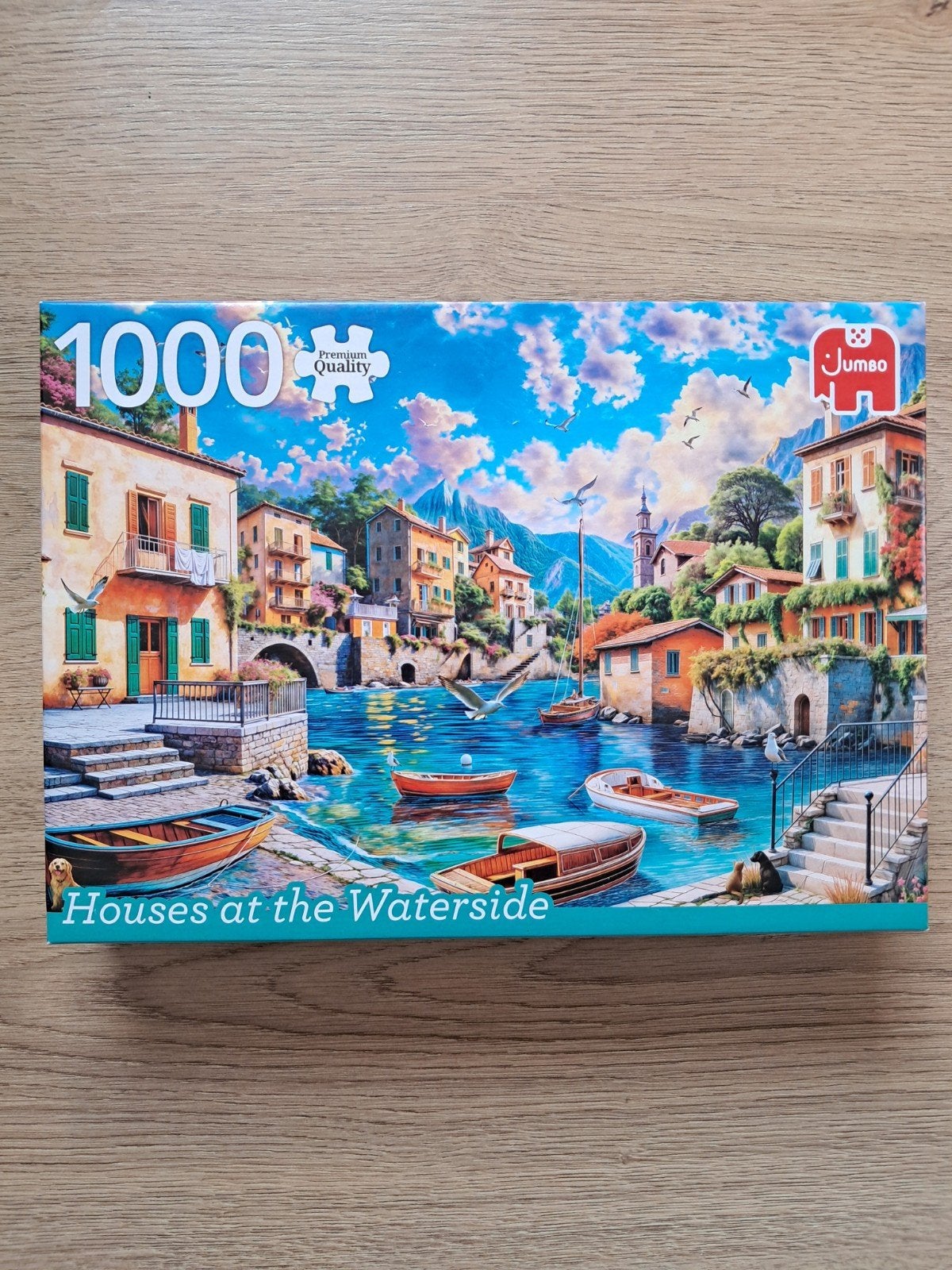 Jumbo kleurrijke legpuzzels 1000 stukjes, Ophalen of Verzenden, 500 t/m 1500 stukjes, Zo goed als nieuw, Legpuzzel