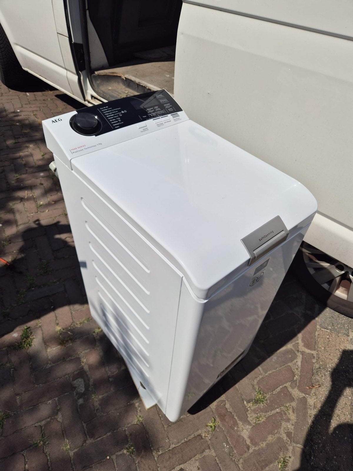 AEG 7000 SERIES ProSteam Technology 1-7KG Bovenlader, Ophalen, Bovenlader, Zo goed als nieuw, Kort programma