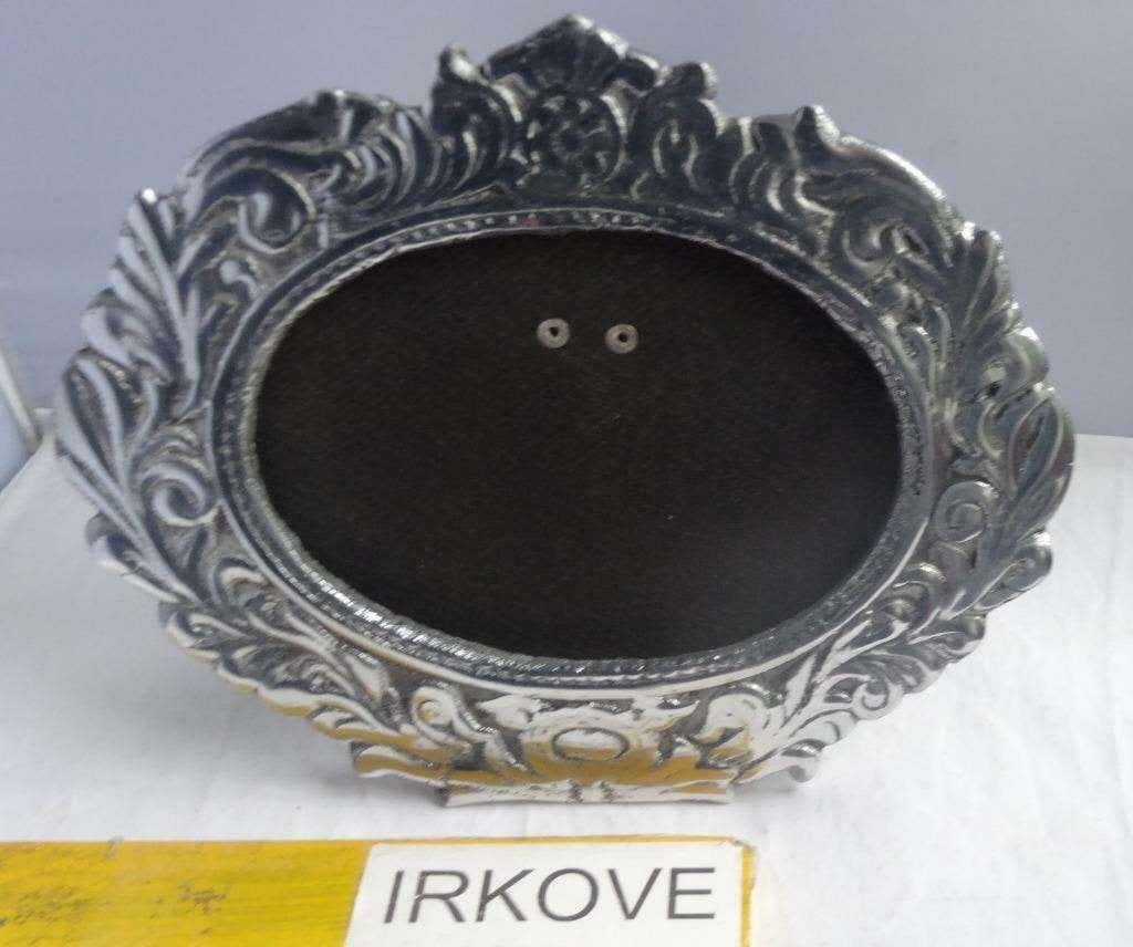 PRACHTIGE TINNEN OVALE LIJST * Mooie Rand *, Verzenden