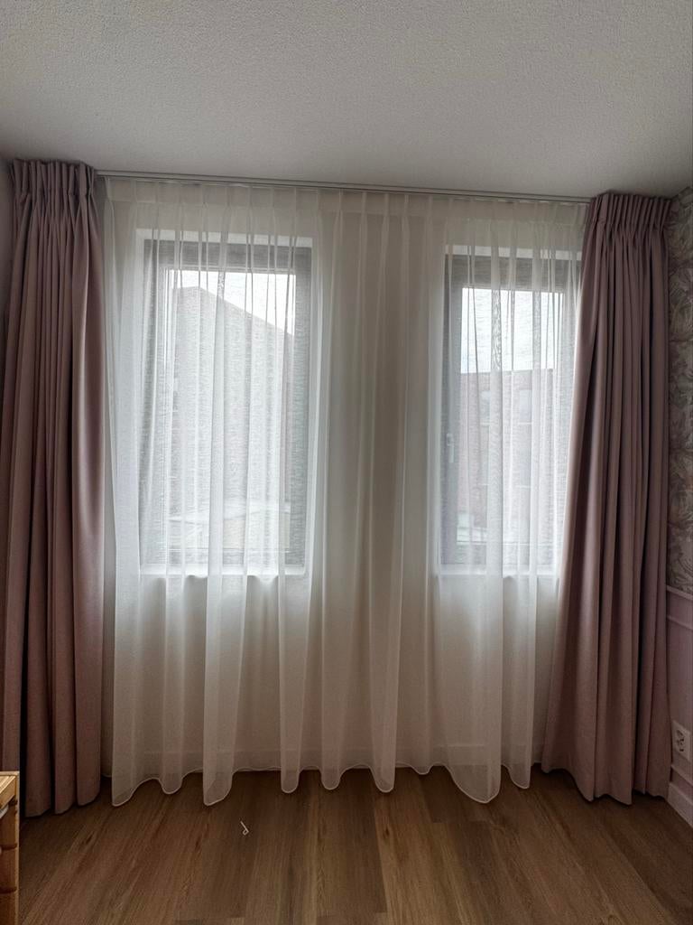 Gordijnen en vouwgordijnen op maat -, Ophalen, Nieuw, Wit, 200 cm of meer
