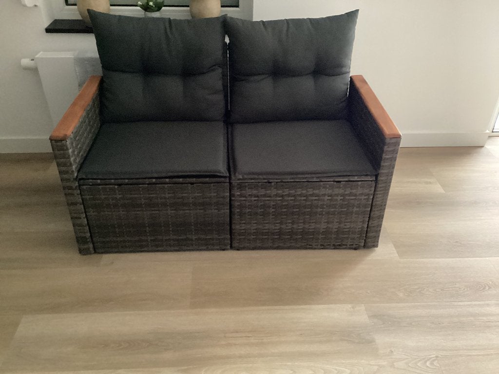 Tuinbankje, Ophalen, Zo goed als nieuw, Rotan