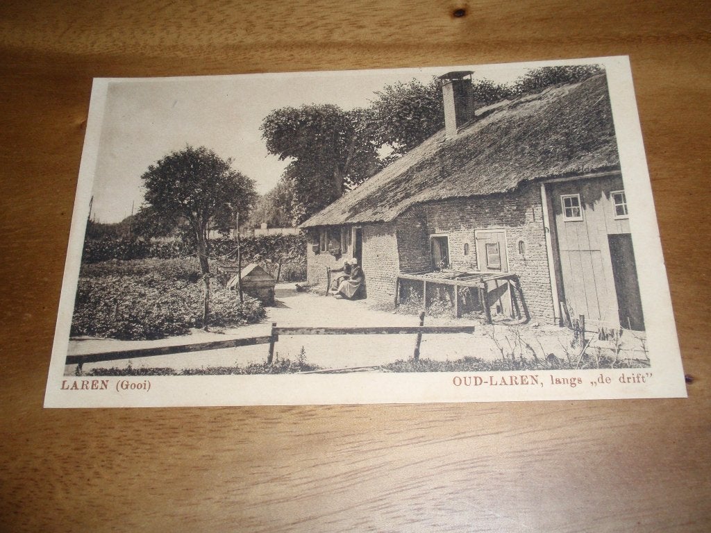 Laren (Gooi) langs de drift, Verzenden, Voor 1920, Ongelopen, Noord-Holland
