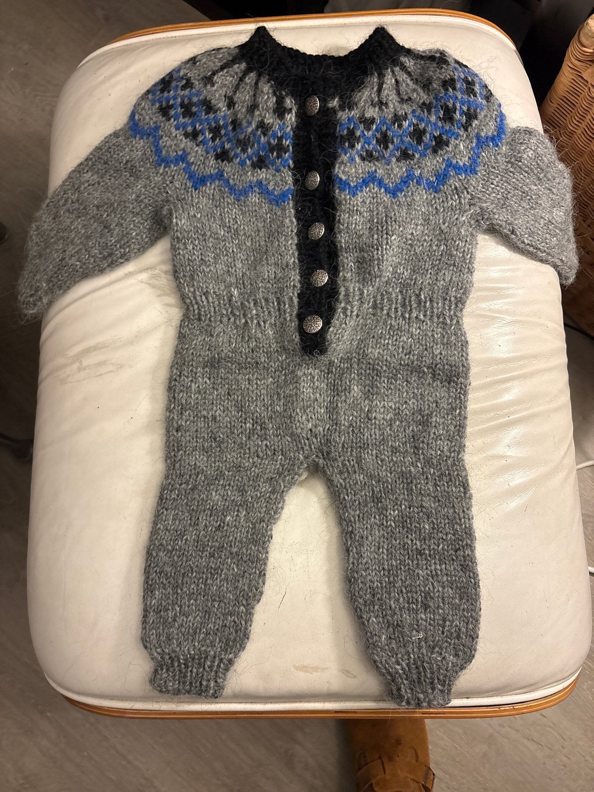 Handgebreid IJslands wollen boxpakje voor baby's, Ophalen of Verzenden, Nieuw, Jongen of Meisje