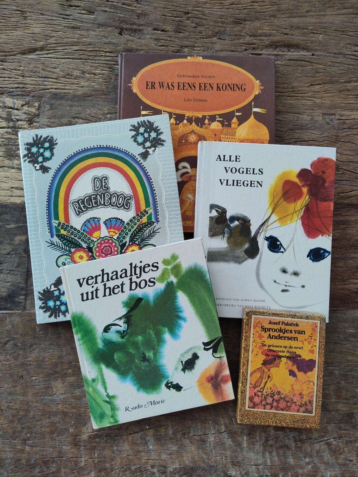 Vintage Boekenpakket met Sprookjes en Verhalen, Boeken, Ophalen of Verzenden, Gelezen