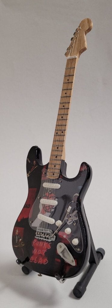 Billie Joe Armstrong Green Day mini gitaar 25cm guitar deco, Info@deconoord.nl, Deco Noord, Nieuw, Ophalen of Verzenden
