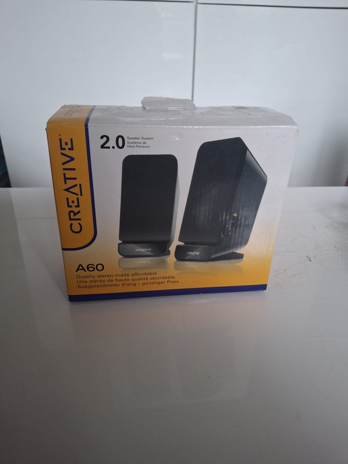 Creative A60 2.0 Luidsprekersysteem - Nieuw in doos, Ophalen of Verzenden, Nieuw, Audiokanaal 2