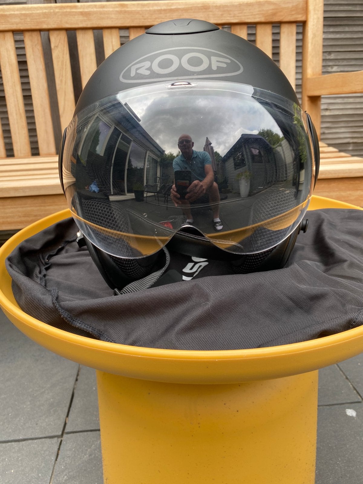 Te koop ROOF Roadster helm. 200 euro, Overige merken, Heren, Jethelm, Ophalen of Verzenden