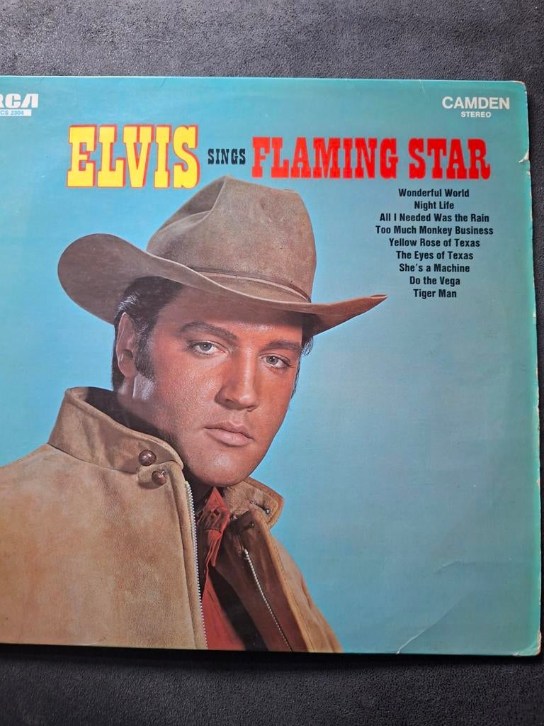Elvis Presley - Elvis Sings Flaming Star LP (1969), Ophalen of Verzenden, Gebruikt, 12 inch