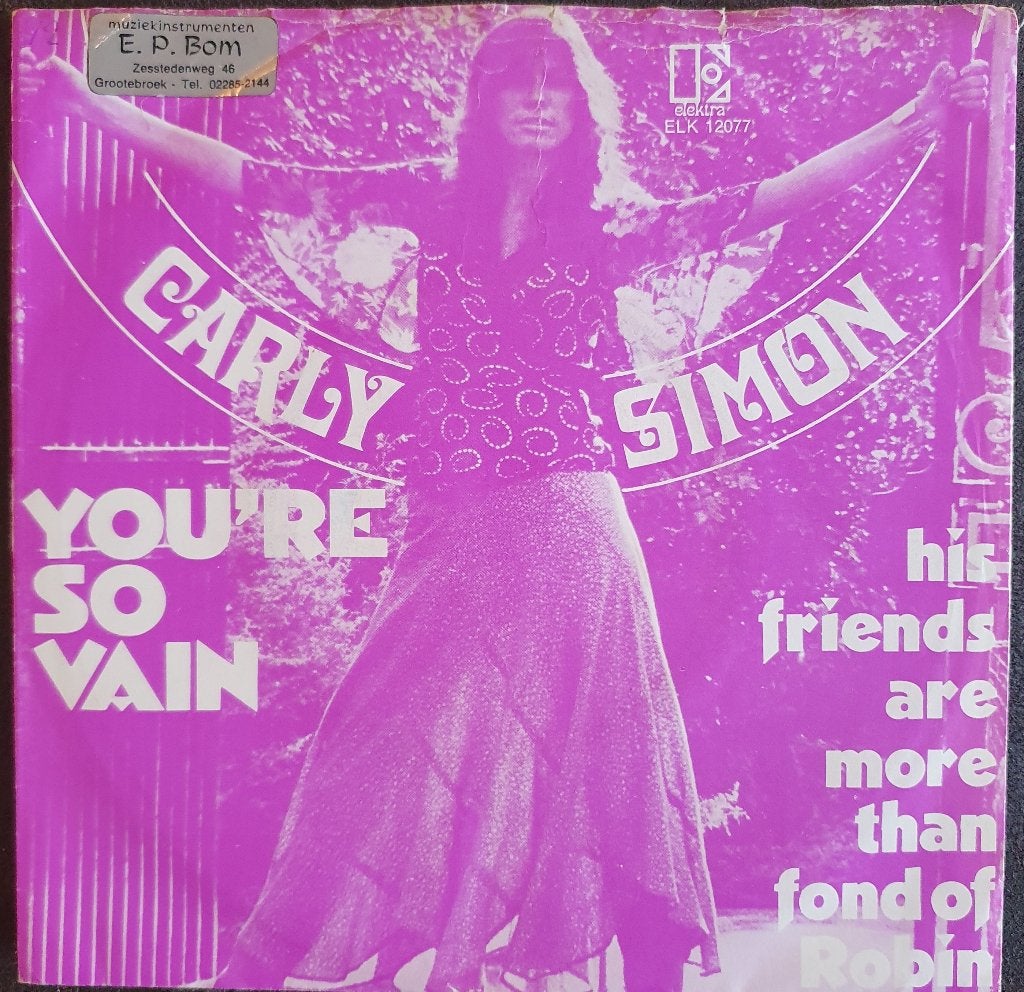 Carly Simon - You're So Vain, Gebruikt, Verzenden, 7 inch, Beschermende buitenhoes