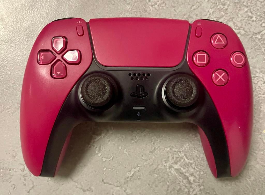 Sony PS5 DualSense Wireless Controller  - Cosmic Red, Gebruikt, PlayStation 4, Ophalen of Verzenden, Controller