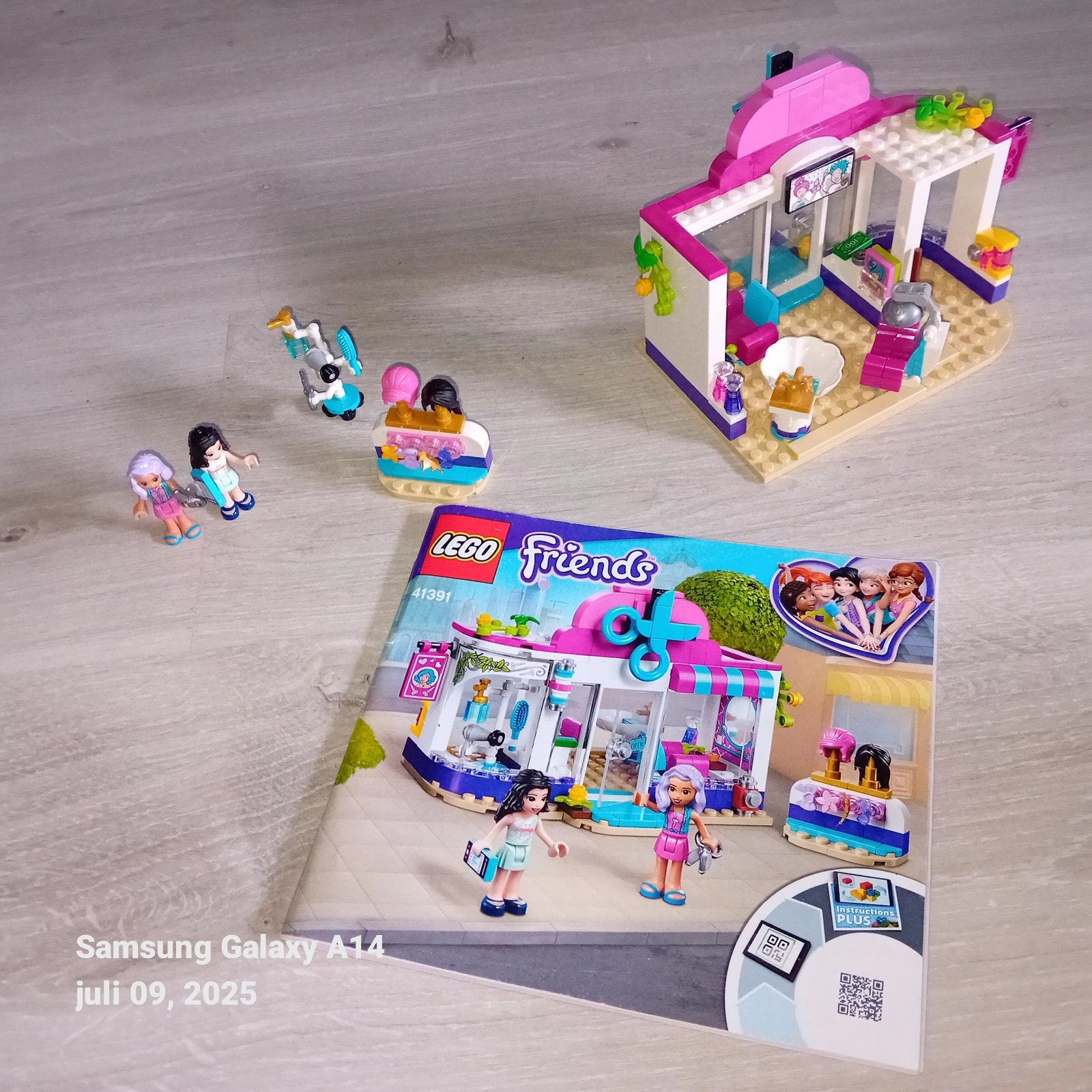 LEGO Friends Kappersset 41391 - Zo goed als nieuw, Lego, Compleet, Friends, Ophalen of Verzenden