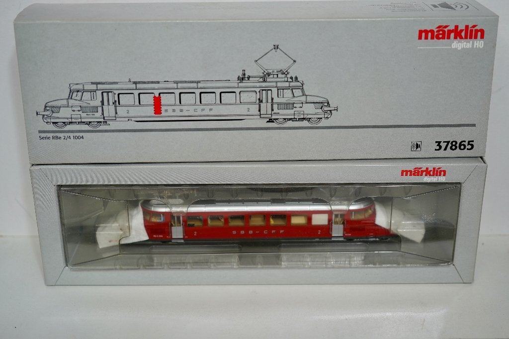 Märklin Spur H0 37865 Roter Pfeil Serie Rbe 2/4 1004 Digital, Wisselstroom, Treinset, Ophalen of Verzenden, Zo goed als nieuw