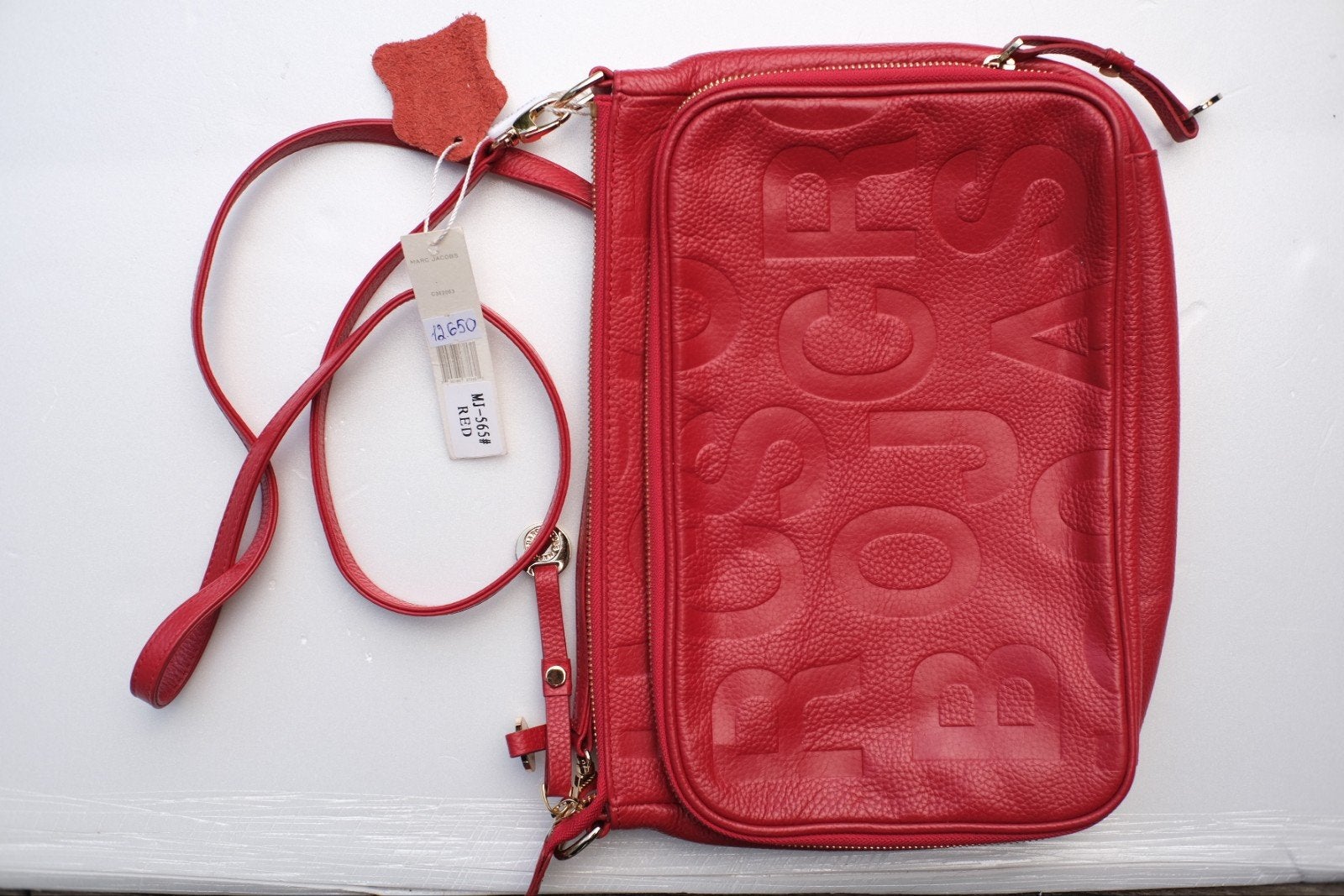 Marc by Marc Jacobs rode handtas, Ophalen of Verzenden, Zo goed als nieuw, Rood, Schoudertasje
