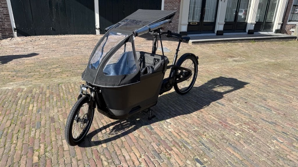 CARQON Cruise 500 e-bike bakfiets, Bosch, 4.880km, compleet, Fietsen en Brommers, Gebruikt, 2 kinderen, Elektrisch, Schijfrem