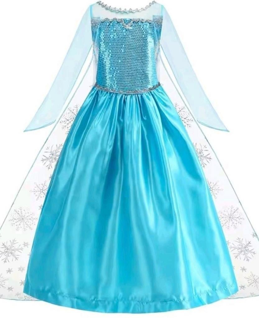 Frozen Elsa jurk maat 92 t/m 140 NIEUW, Kinderen en Baby's, Ophalen of Verzenden, Nieuw, Meisje