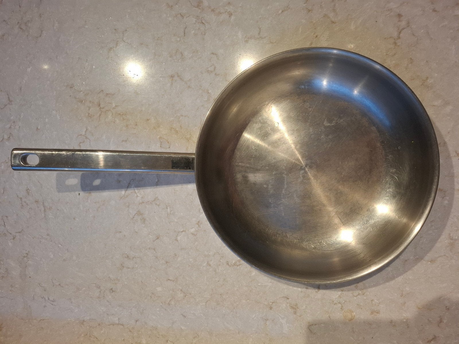 Demeyere Ecoline RVS Koekenpan - 25 cm, 5-laags, Huis en Inrichting, Keuken | Potten en Pannen, Koekenpan, Demeyere, Gebruikt
