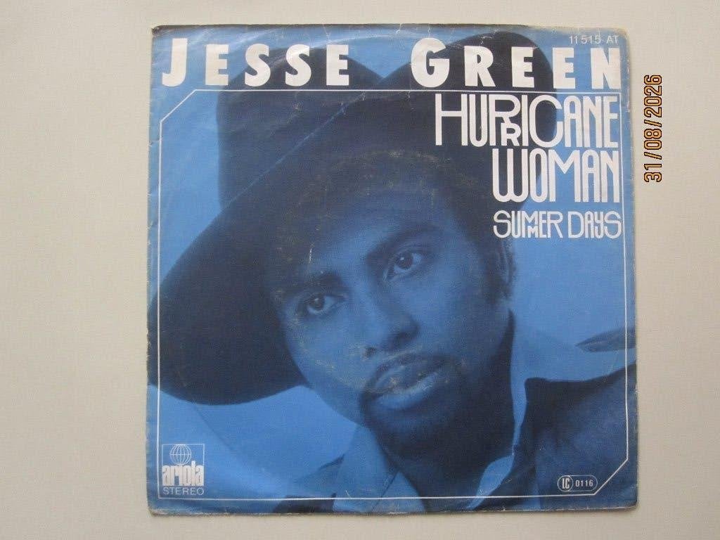 JESSE GREEN - hurricane woman - vinyl 7", Gebruikt, 7 inch, Ophalen of Verzenden, Reggae en Ska
