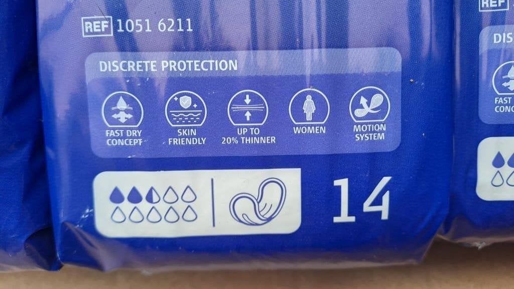 24x Absorin mini plus inleggers incontinentie, Onbekend, Nieuw, Ophalen of Verzenden, Onbekend