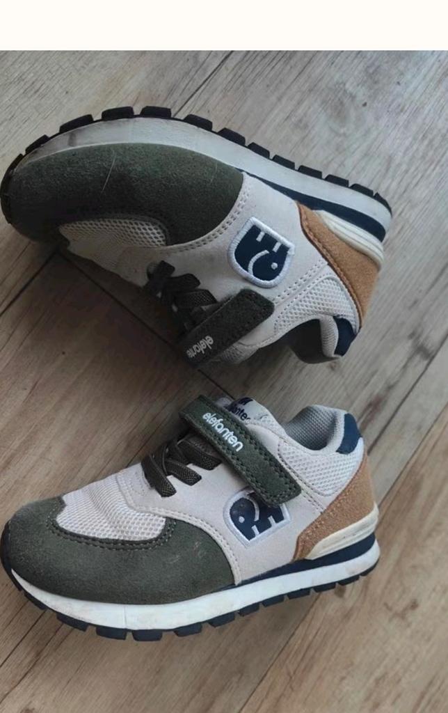 Elefanten sneakers maat 25 wit groen blauw, Ophalen of Verzenden, Jongen