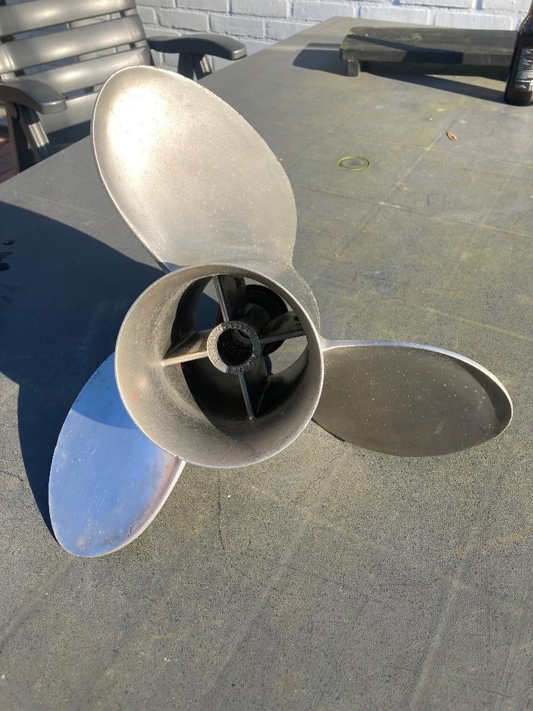 RVS schroef propeller Mercury, Mercruiser en BBM 14 1/2 x 25, Watersport en Boten, Ophalen of Verzenden, Zo goed als nieuw, Motor en Techniek