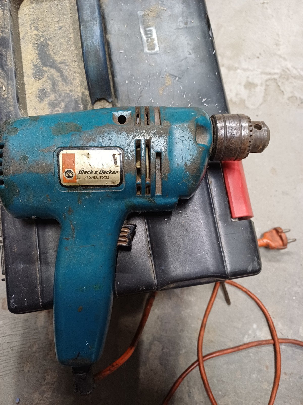 Oude Black & Decker Boormachine - Vintage Gereedschap, Ophalen of Verzenden, Gebruikt, Minder dan 400 watt, Boormachine