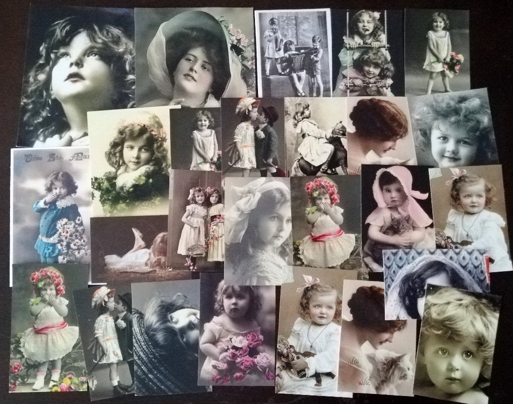 Veel vintage plaatjes, diverse maten, Ophalen of Verzenden, Nieuw, Overige thema's, Knipvel