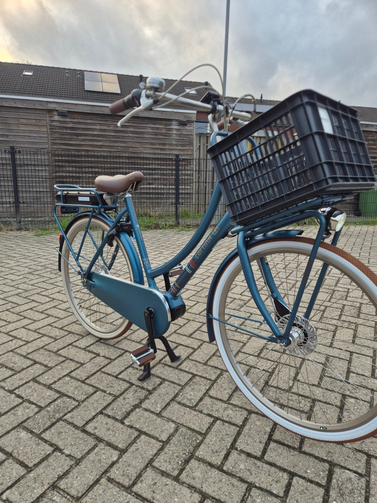 Cortina E-U4 Transport Storm Blue Bafang middenmotor, Fietsen en Brommers, Ophalen, Zo goed als nieuw, Cortina, 50 km per accu of meer